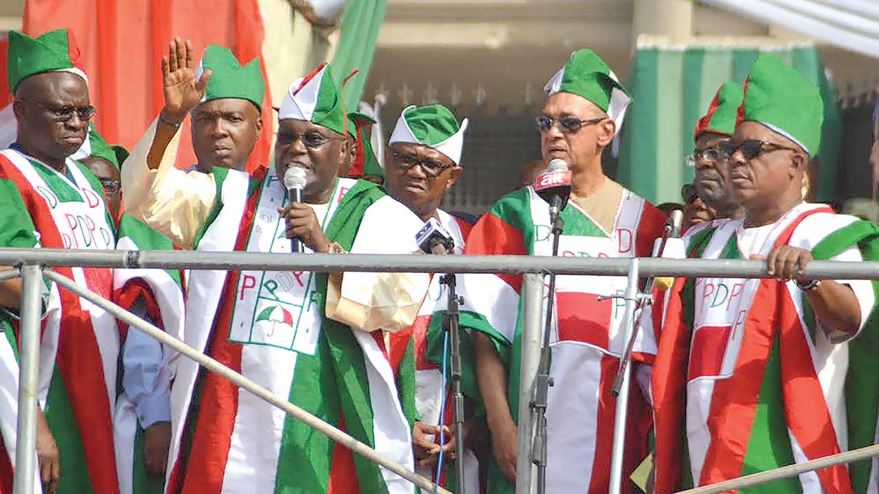 PDP Presidential Rally held in Ibadan in 2019