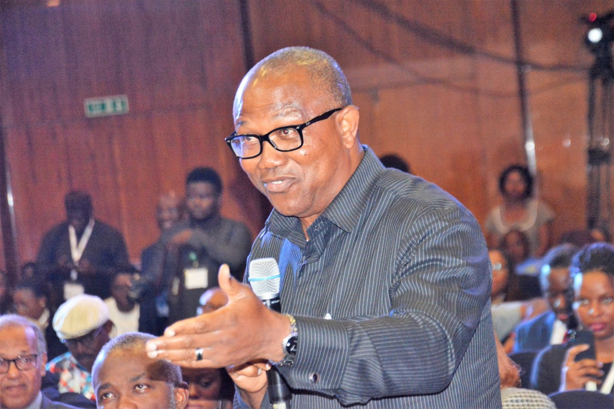 Peter Obi, 2019 vice presidential candidate of the PDP and former governor of Anambra