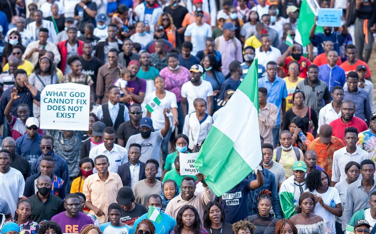 youth Nigerian protest