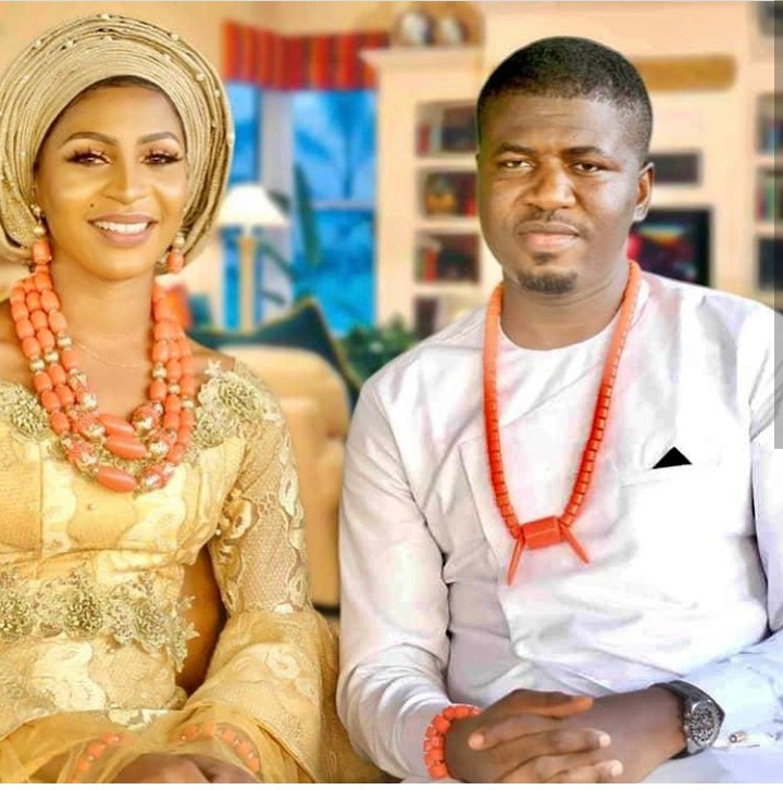 Late Immaculate Okochu and her fiance Loveday Etomi.
