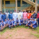 Members of the Old Students Association pose for a picture with the students of their alma mater at the Annual Andrew And Christiana Ozigbo Excellence Awards at Christ