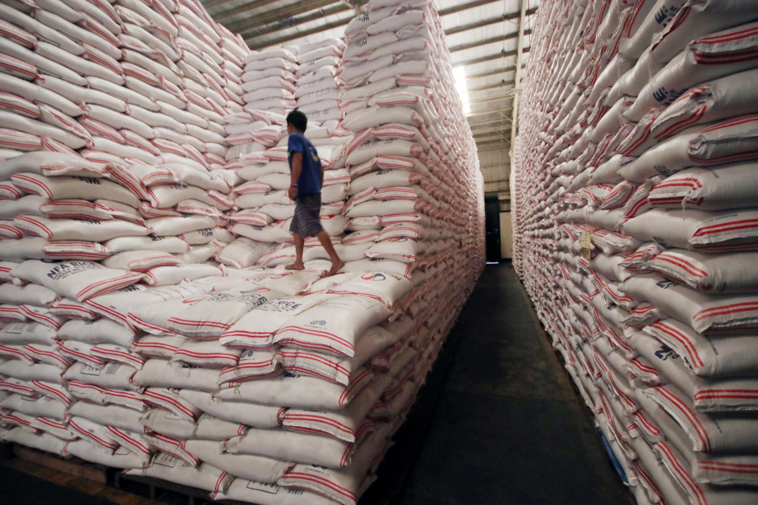 warehouse rice palliatives