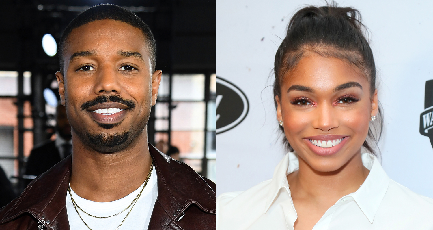 Michael B Jordan and Lory Harvey