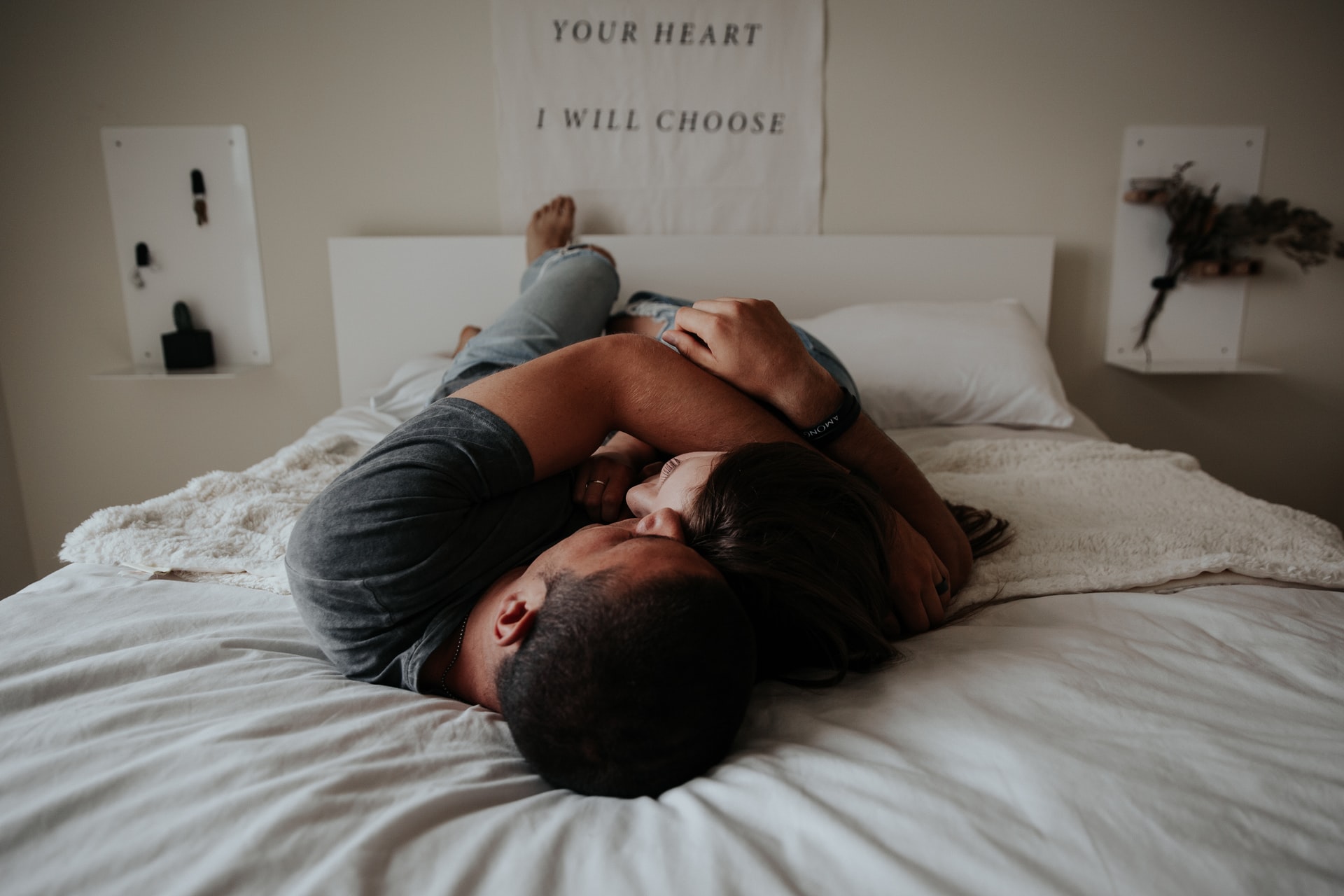 libido naturally, libido, couple in bed couple in love, sleep, satisfying sex life