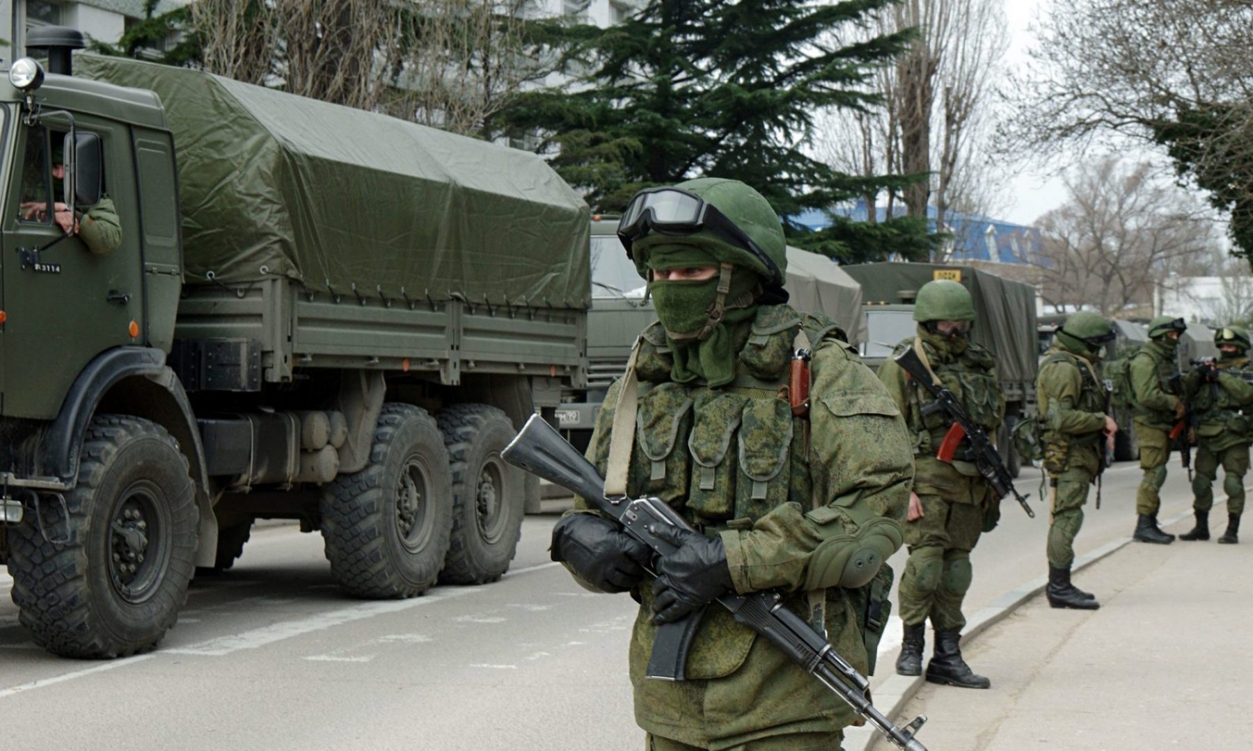 Russian troops in ukraine