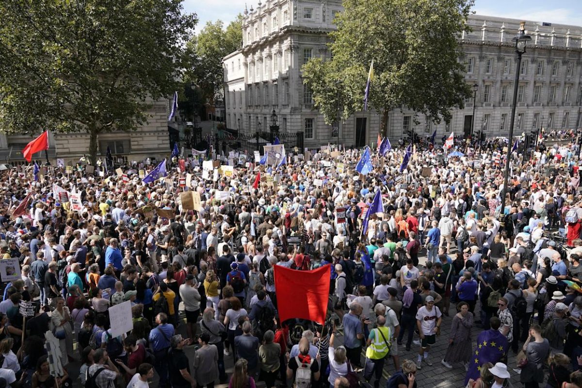 Protest in Uk