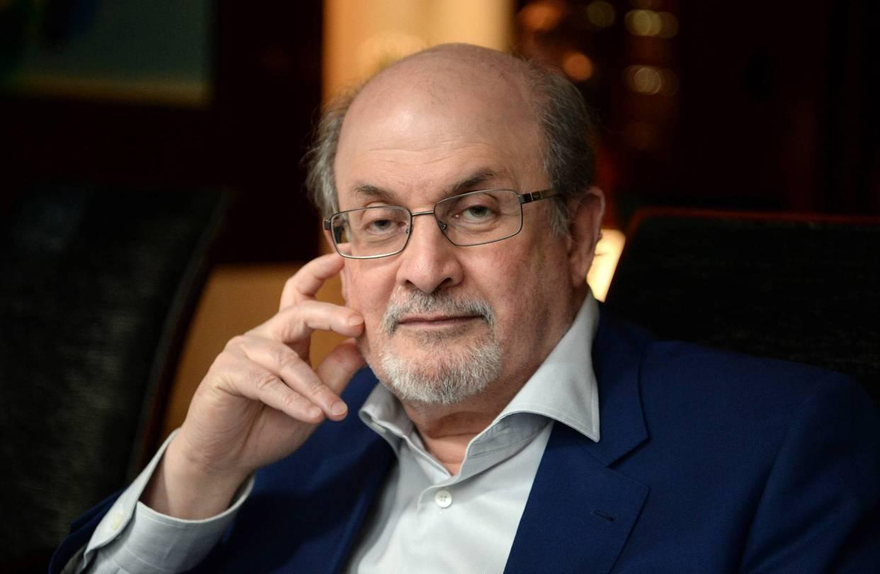 Knighted award-winning author of 'Satanic Verses' Salman Rushdie | Wall Street Journal