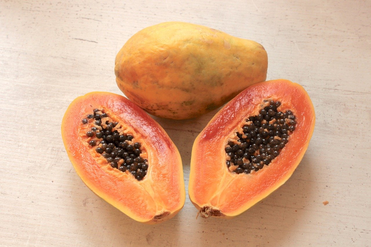 Papaya pigmentation