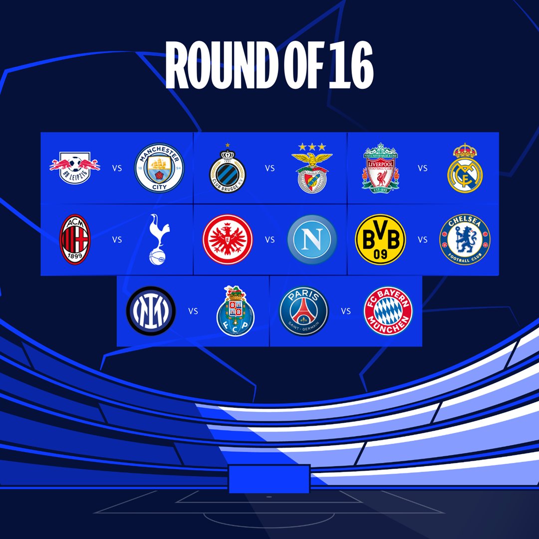 champions league round of 16