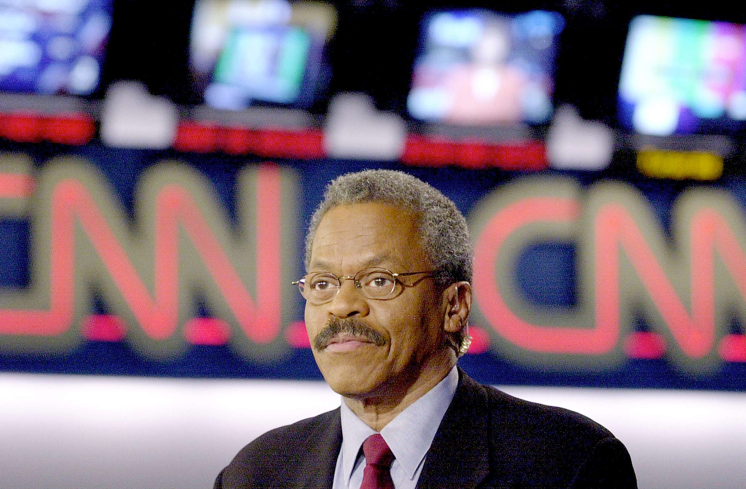 Bernard Shaw, CNN's chief anchor for 20 years, died at 82 | Erik S. Lesser/Liaison via Getty Images 