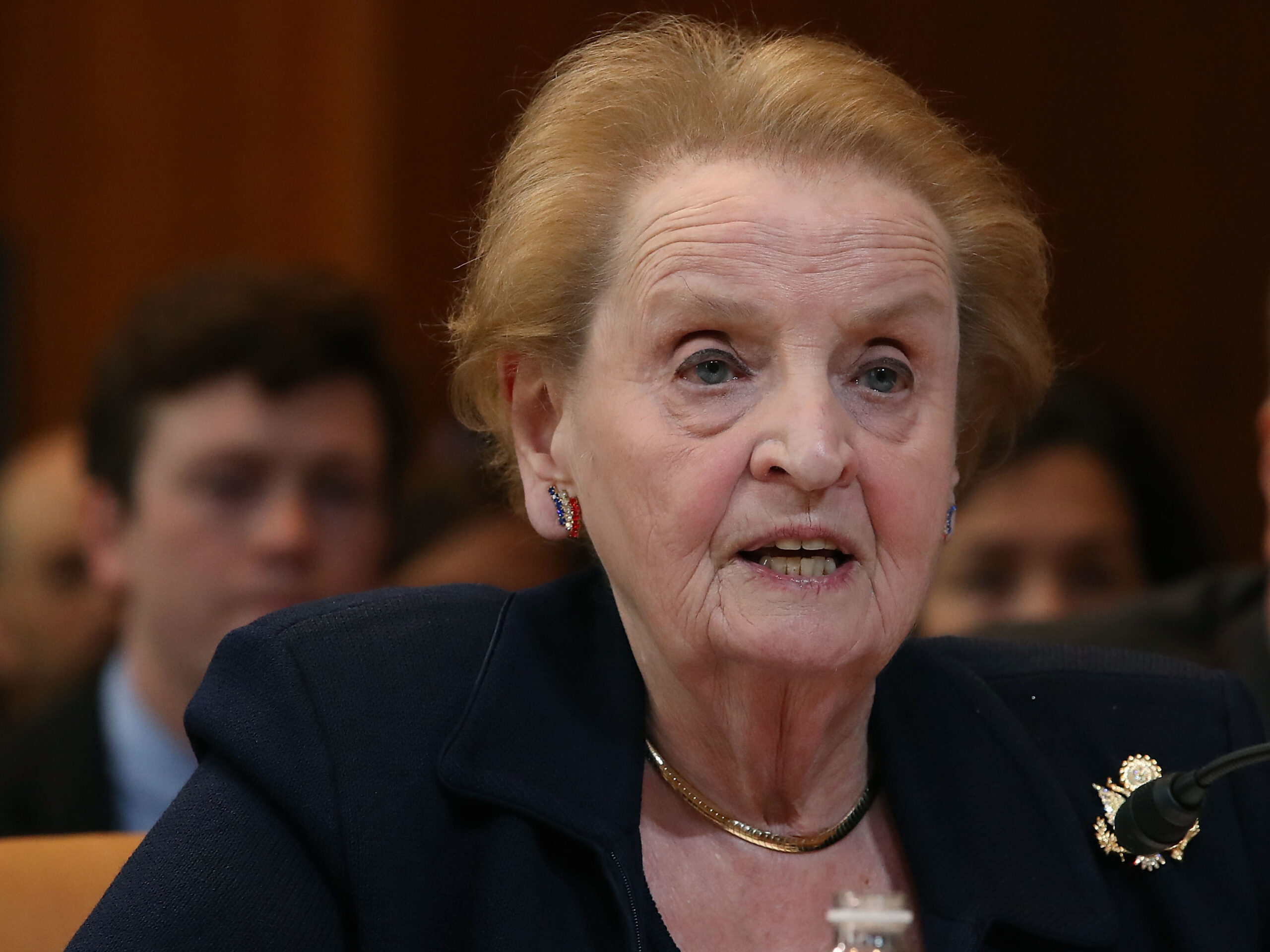 Madeleine Albright, first female U.S. secretary of state, has died : NPRVisit Creator: Mark Wilson | Credit: Getty Images