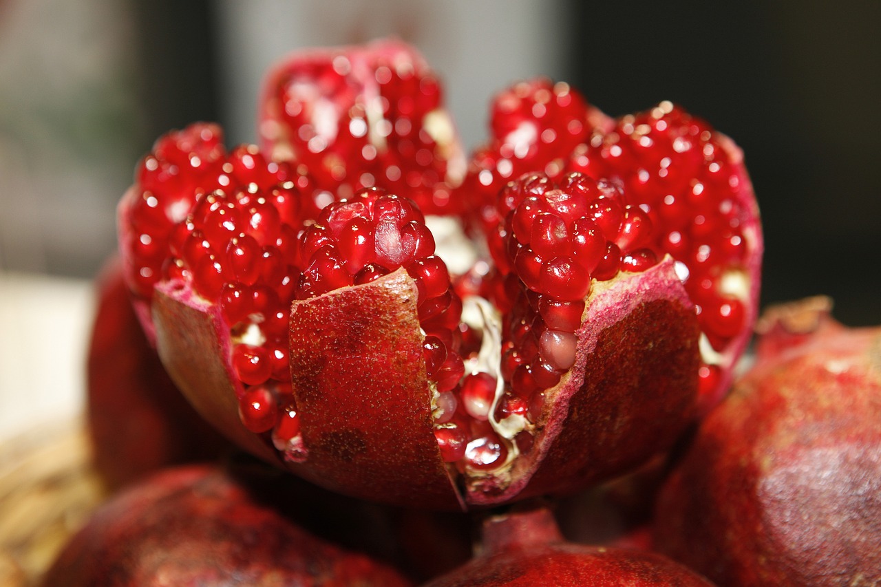 pomegranate, foods