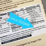 food label,, sugar alias, hidden sugar
