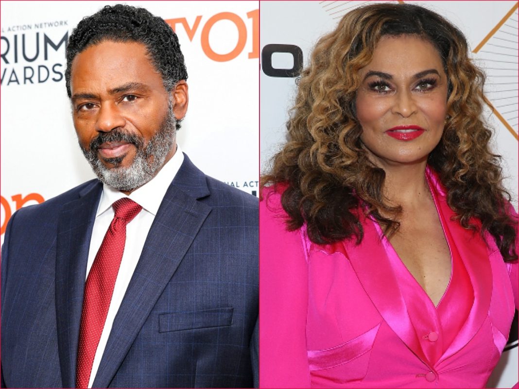 ACTOR RICHARD LAWSON AND BUSINESSWOMAN TINA KNOWLES-LAWSON