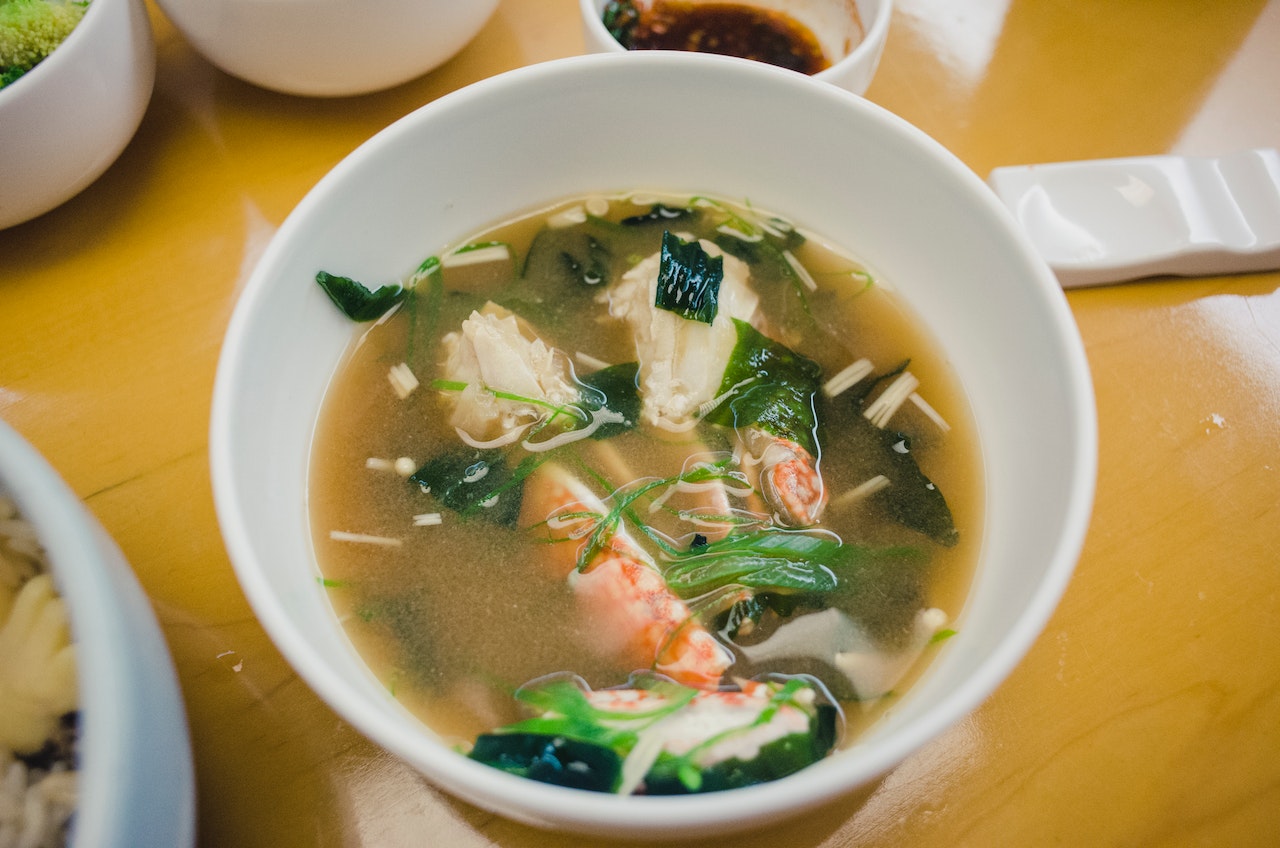 Miso soup, weight management