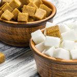 sugar-cubes, brown sugar