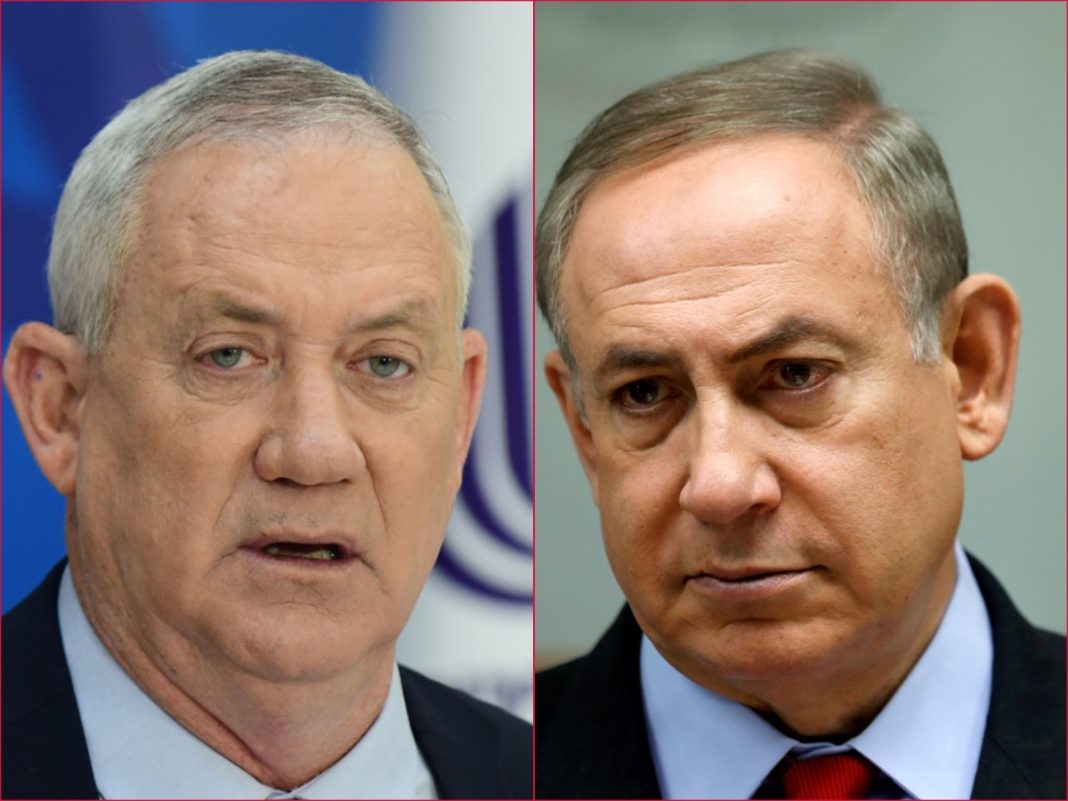 Iran, War, Benny Gantz, during a press conference in Tel Aviv, April 22, 2021.