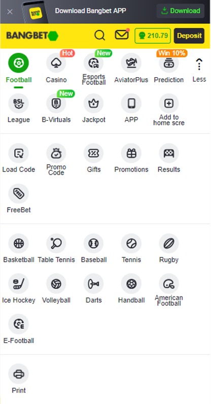 Bangbet Download App