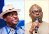 Nigerian Presidency Declares Sim Fubara Leader of APC in Rivers, ‘Wike Not a Member’ prophesy, rivers, budget presentation, Security Firm, High Court, State High Court, Rivers State, Truce, Composite: Nyesom Wike (left), Simi Fubara | Carlo Pozzoni/AIPS Media & Simi Media Volunteers