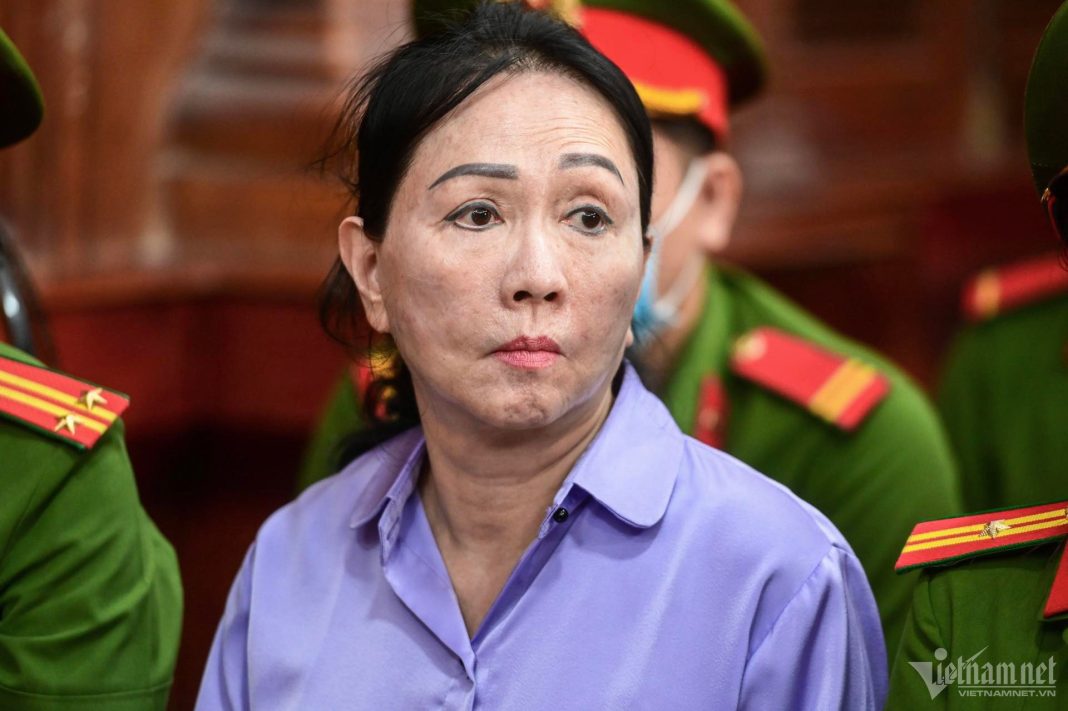 Defendant Truong My Lan in court on March 20, 2024. | Nguyen Hue