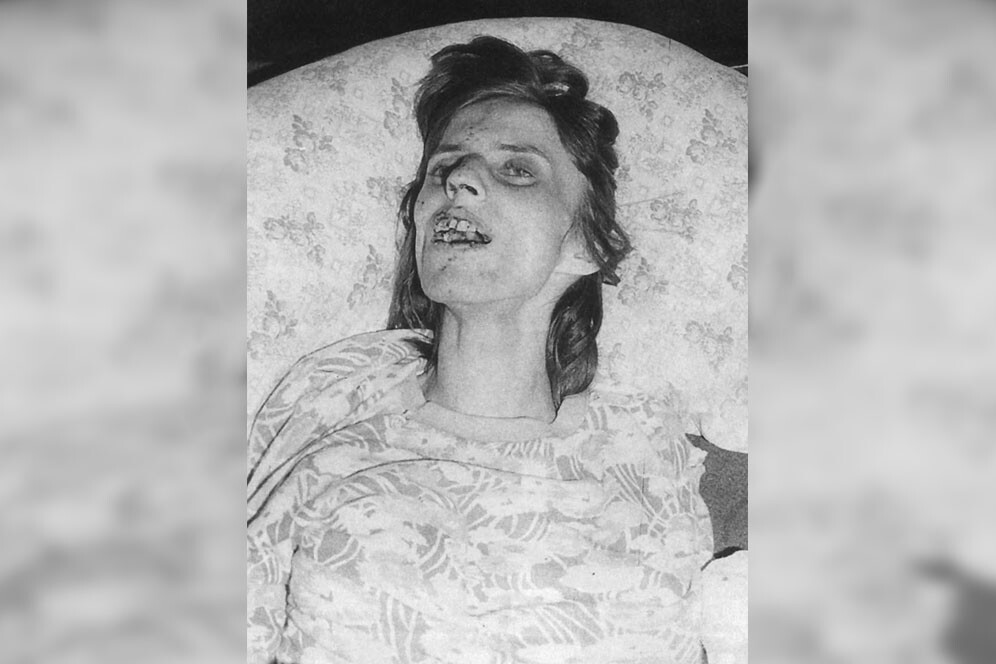 Anneliese Michel pictured during one of her dark moments.
