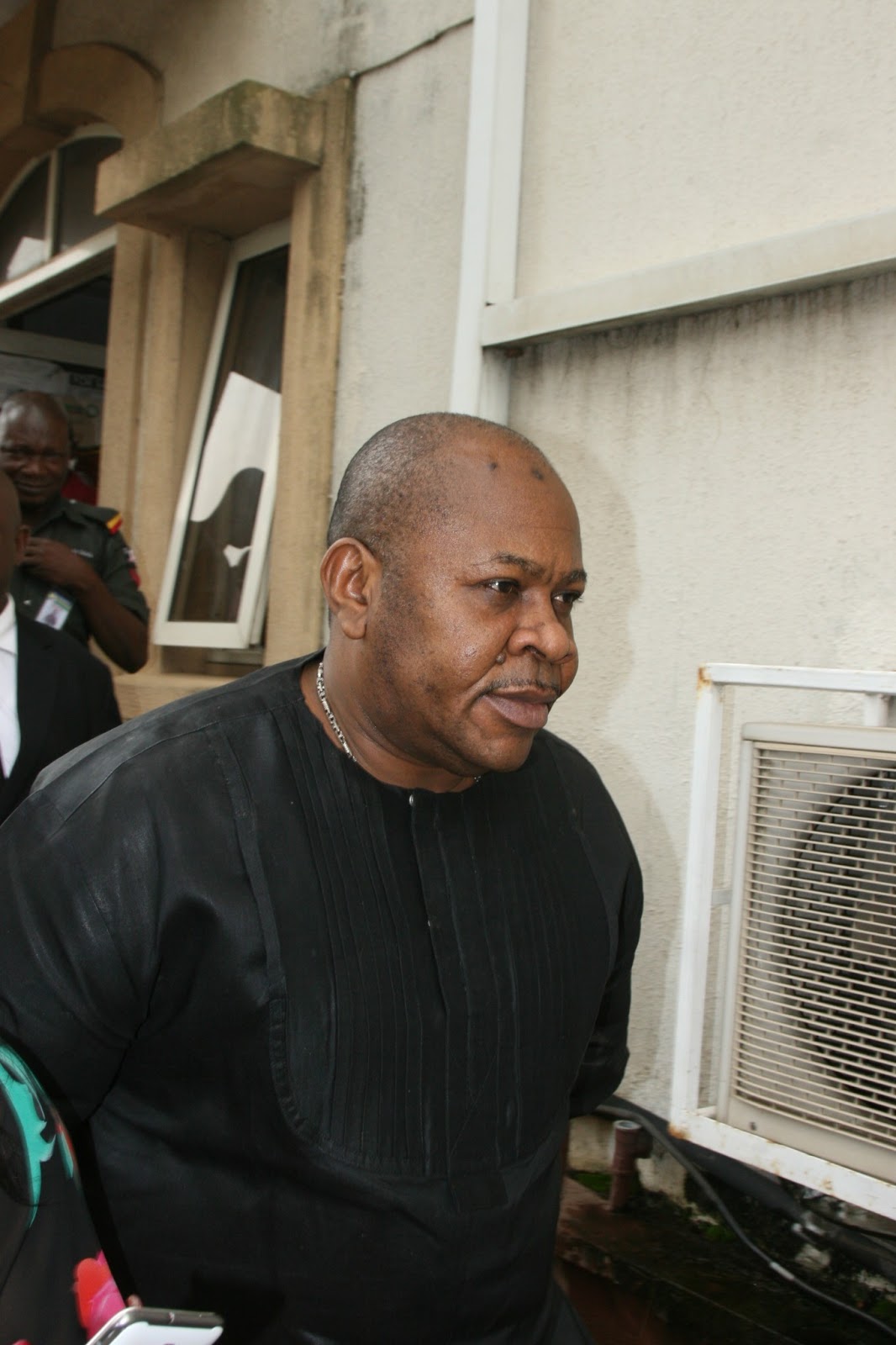 Fred Ajudua, a figure notoriously recognized as one of the pioneers of Nigeria's infamous '419' advance fee fraud pictured in court in an undated photo