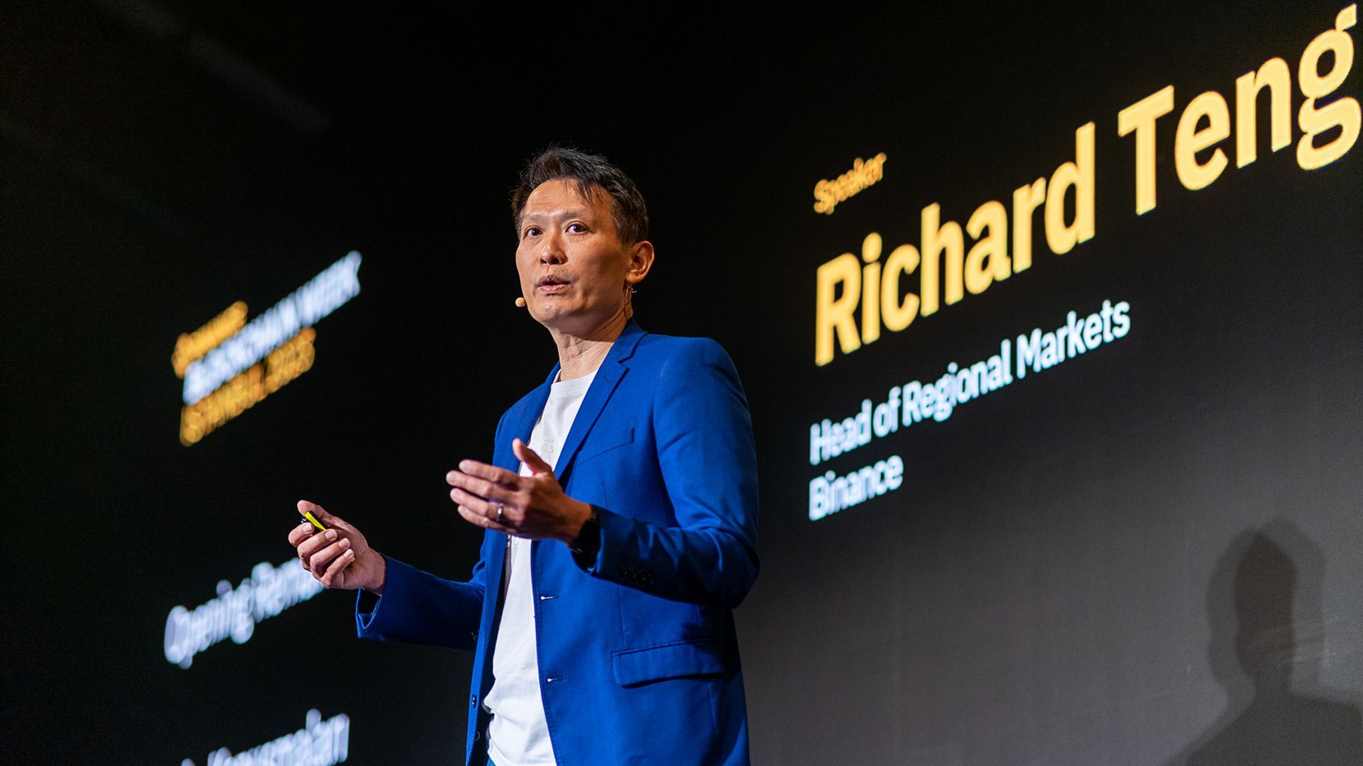 As the new Binance CEO, Richard Teng brings a vast amount of experience to the company. | Courtesy of Binance