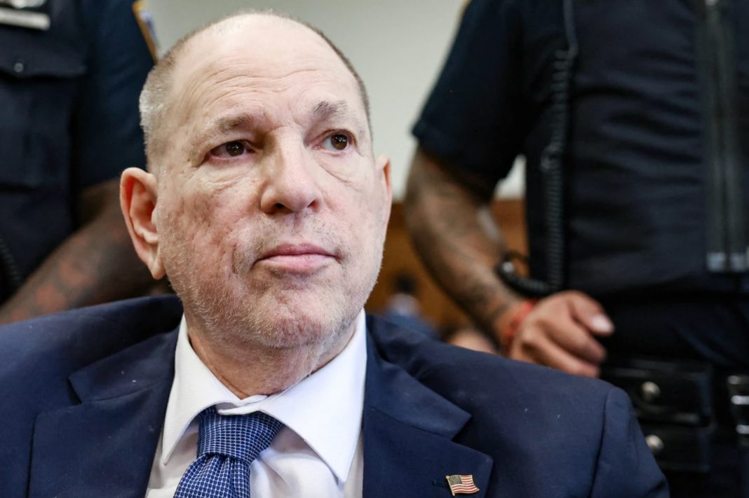 Blood Test, Harvey Weinstein appears in Manhattan criminal court in New York City on July 9 for a status hearing to be retried after his sex crimes conviction was overturned