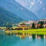Mountain village in Auronzo di Cadore, Italy