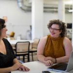 women, office, plus size, laughing, happy,  allgo-an-app-for-plus-size-people-R2SsbE8uRII-unsplash