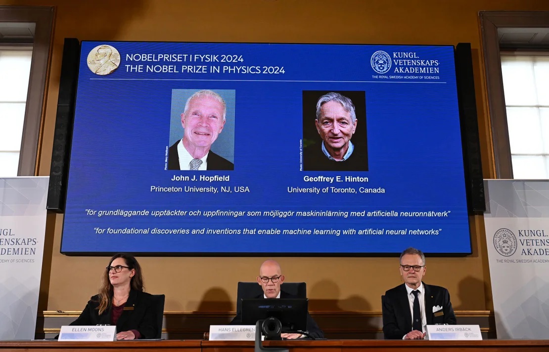 machine learning, The Nobel prize in physics was awarded in Sweden