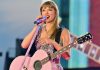AI Threat: Taylor Swift Moves to Protect Voice and Likeness with Trademark Filings Taylor Swift performs during her Eras Tour. | Getty