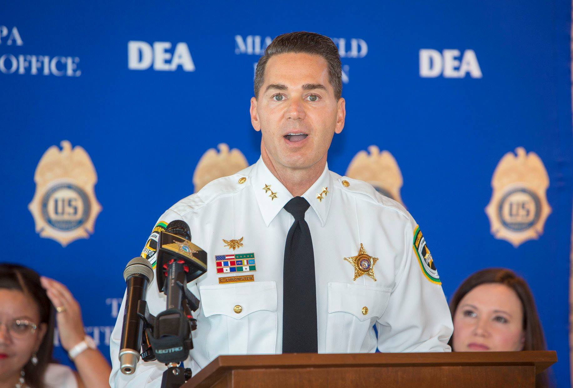 Hillsborough County Sheriff Chad Chronister in 2019 via his Facebook page. (Photo by Kim DeFalco) DEA