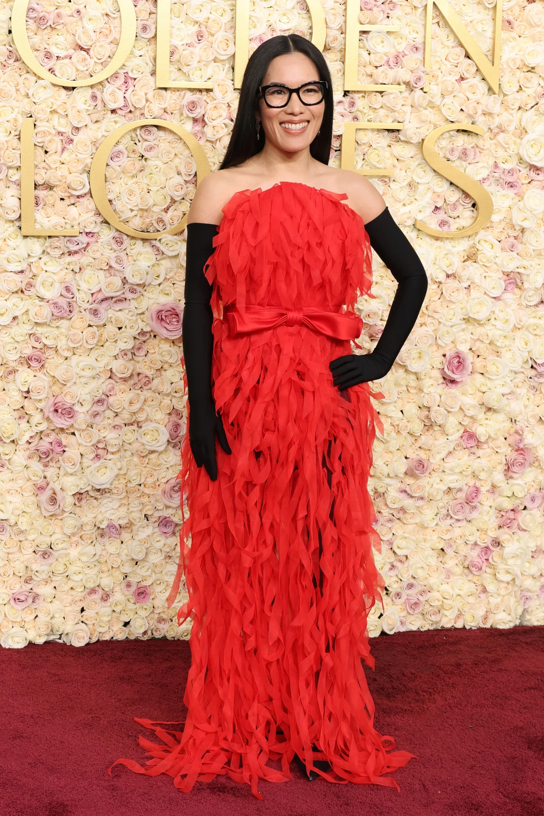 Ali Wong in in Balenciaga. Amy Sussman/Getty Images