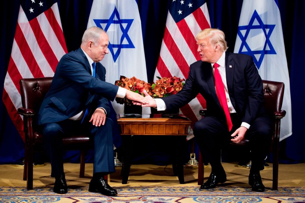 Israeli Prime Minister Benjamin Netanyahu and US President Donald Trump