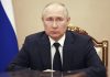 Russian Researcher Dies After Suspected Plague Lab Accident, Nearly 200 Monitored Russian President Vladimir Putin meets with the country's top security officials in Moscow on June 26, 2023. (Valery Sharifulin/Sputnik/AFP)