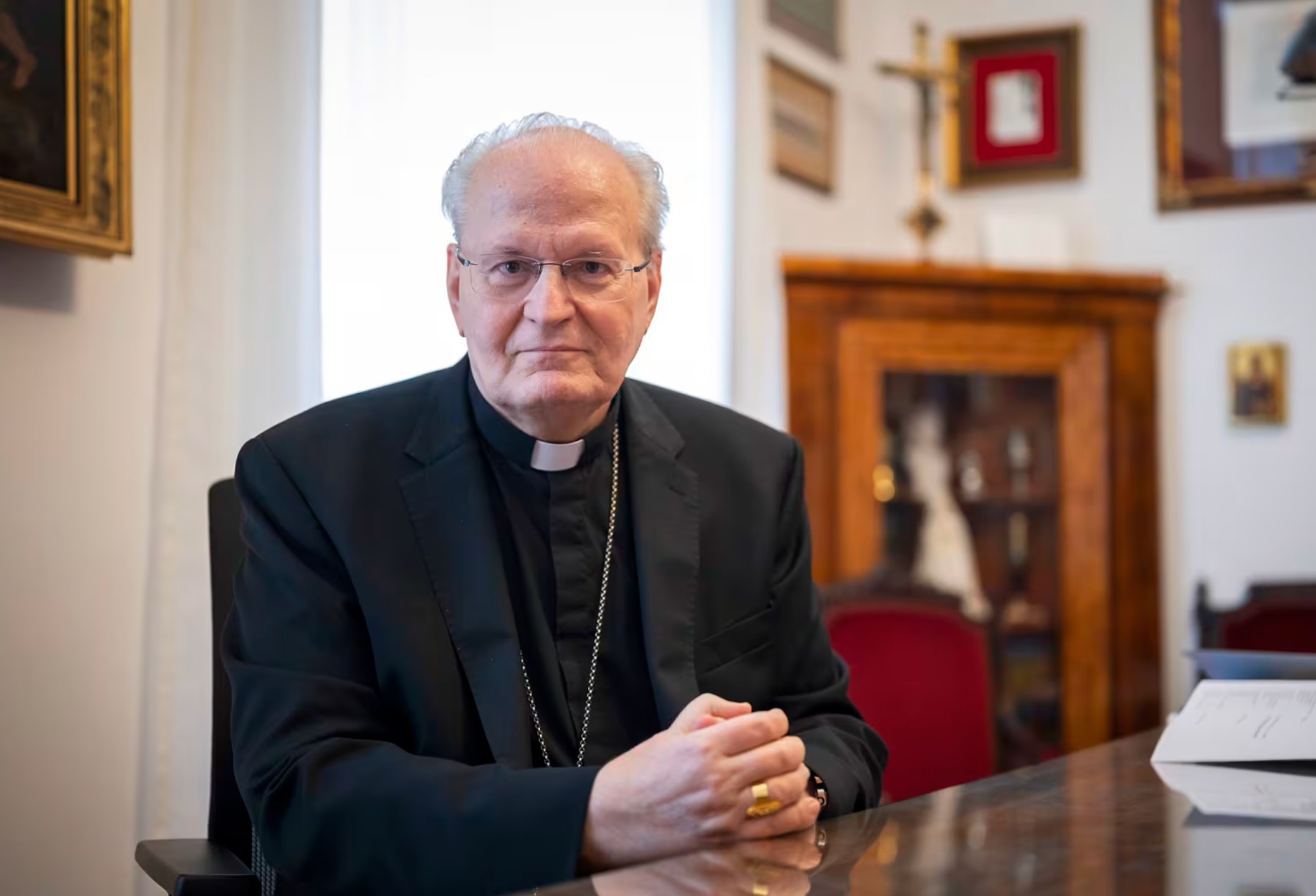 Cardinal Péter Erdő in 2023. | Denes Erdos/AP file