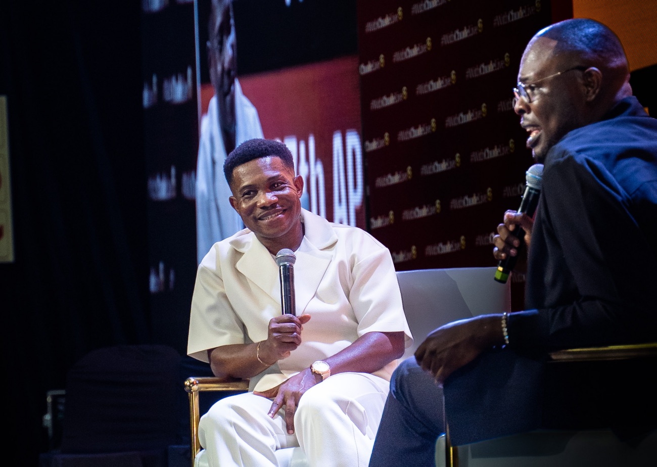 Chude Jideonwo, host of #WithChude Live interviews powerful prophetic leader, Pastor Jerry Eze, at his mega event on Sunday, April 27, 2025. | Handout from WithChude