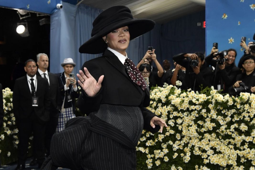 Rihanna attends The Metropolitan Museum of Art's Costume Institute benefit gala celebrating the opening of the 