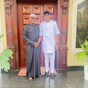FCT Minister hosts the factional Chairman of the Labour Party at his residence in Abuja
