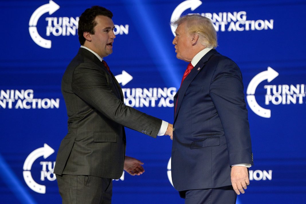 Charlie Kirk and President Donald Trump