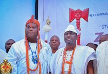 Ooni of Ife and Alaafin of Oyo Reconcile in Lagos, Launch Joint Council for Yoruba Unity The Ooni of Ife, Adeyeye Ogunwusi, and the Alaafin of Oyo, Abimbola Owoade pose for a photo in Lagos on Friday, October 25, 2025