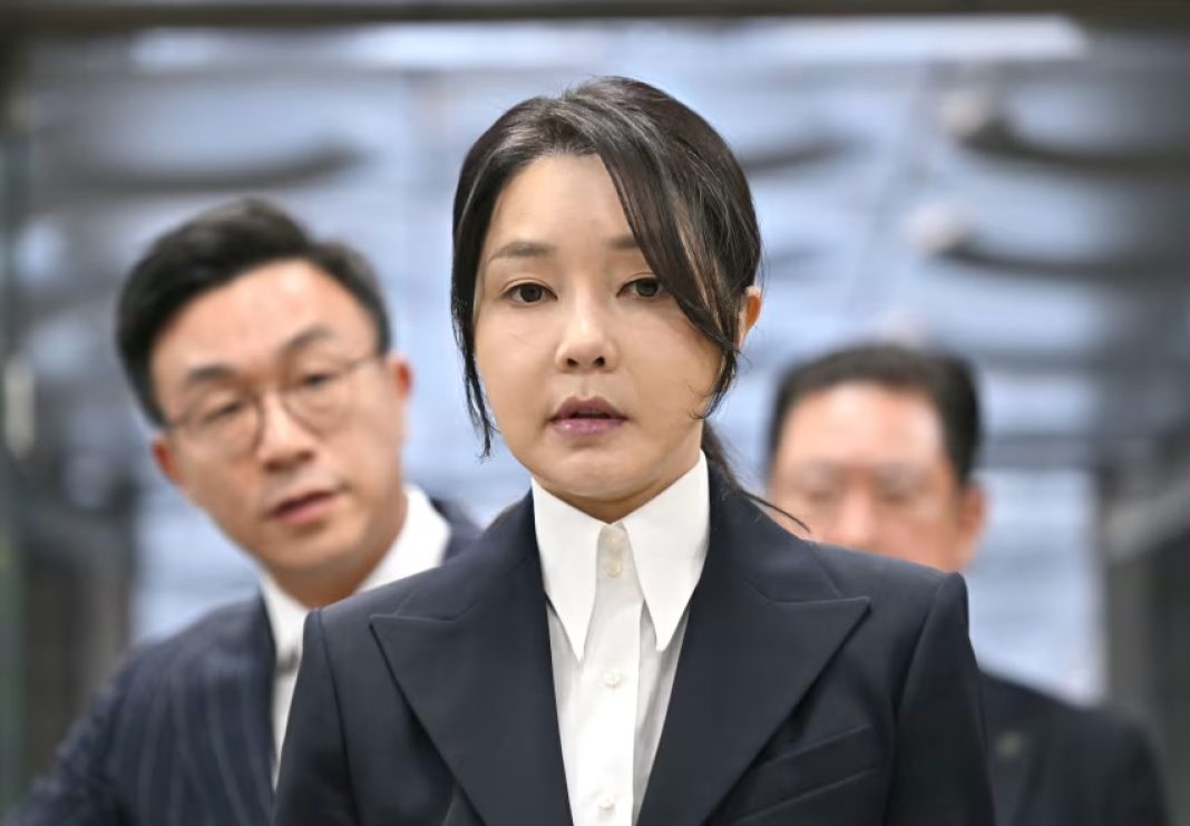 Kim arrives at the special prosecutor's office in Seoul, South Korea, on August 6, 2025. | Kim Hong-Ji/Reuters