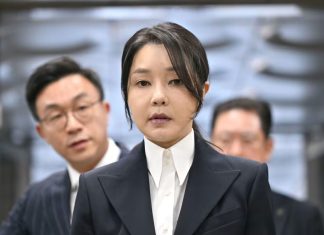 South Korea’s Former First Lady Sentenced to Prison Over Bribery Case Kim arrives at the special prosecutor's office in Seoul, South Korea, on August 6, 2025. | Kim Hong-Ji/Reuters