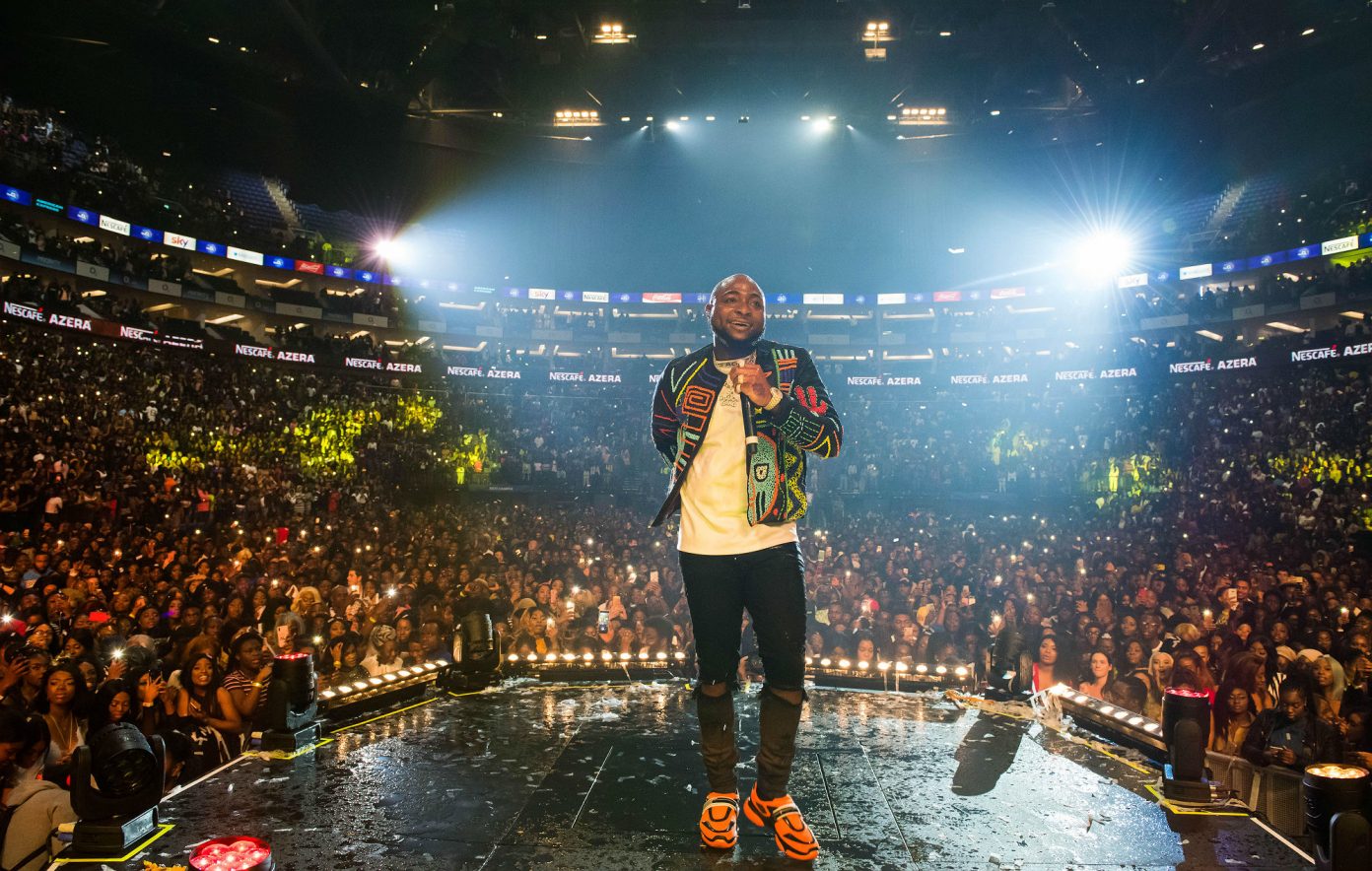 London, United Kingdom. January 27, 2019. Davido performs live on stage at The O2 Arena. | Michael Tubi/Alamy Live News