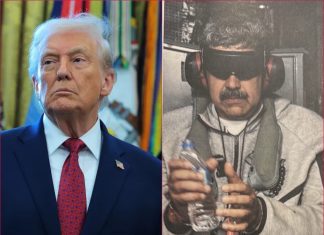 Trump Says United States Will ‘Run’ Venezuela After Capture of Nicolás Maduro Donald Trump in December 2025, Nicolás Maduro after his capture. Credit : Anna Moneymaker/Getty; Donald J. Trump/truthsocial
