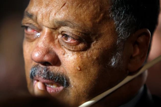 Jackson is overcome with