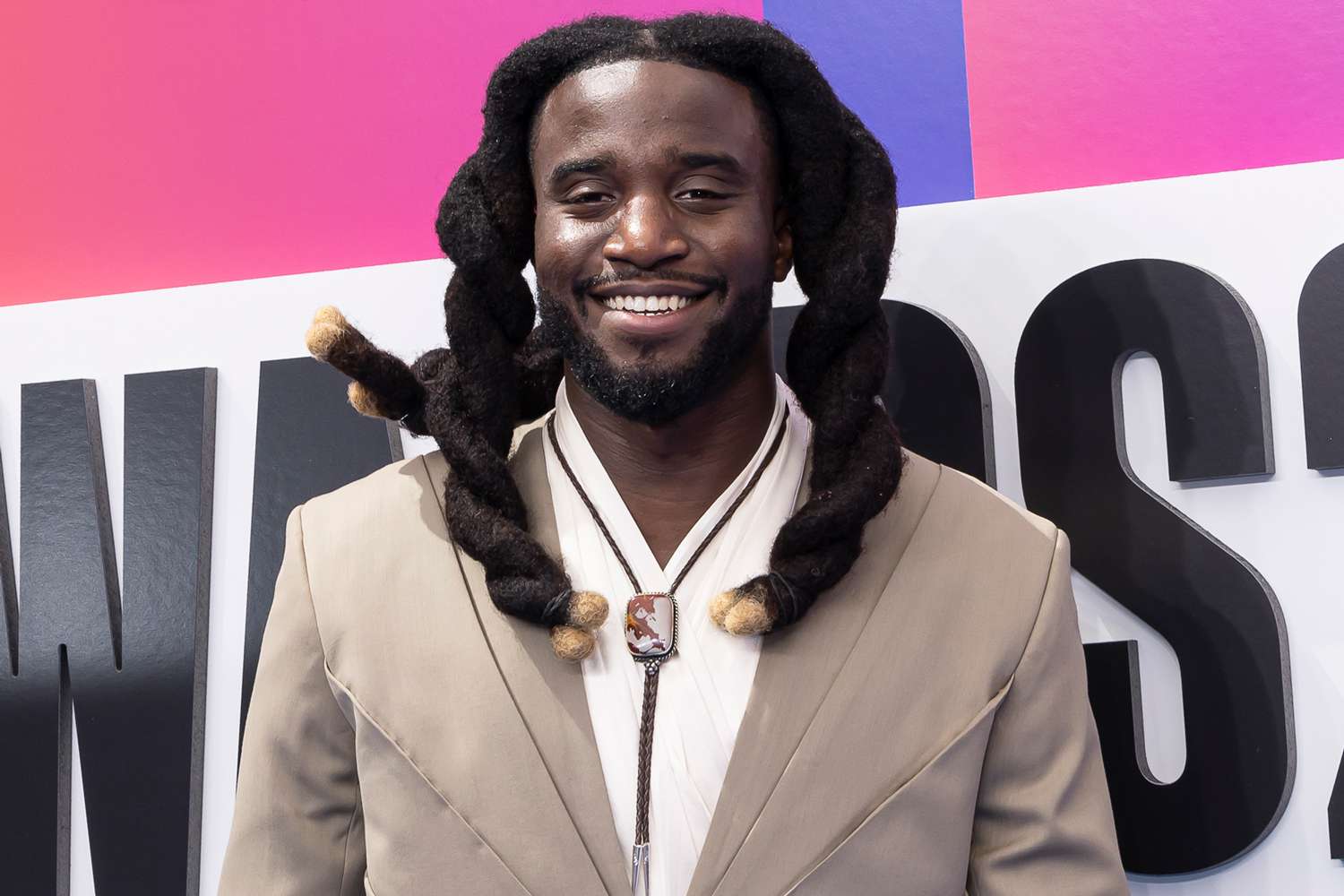 Shaboozey at the BET Awards in Los Angeles on June 30, 2024. Credit : Corine Solberg/Sipa via AP