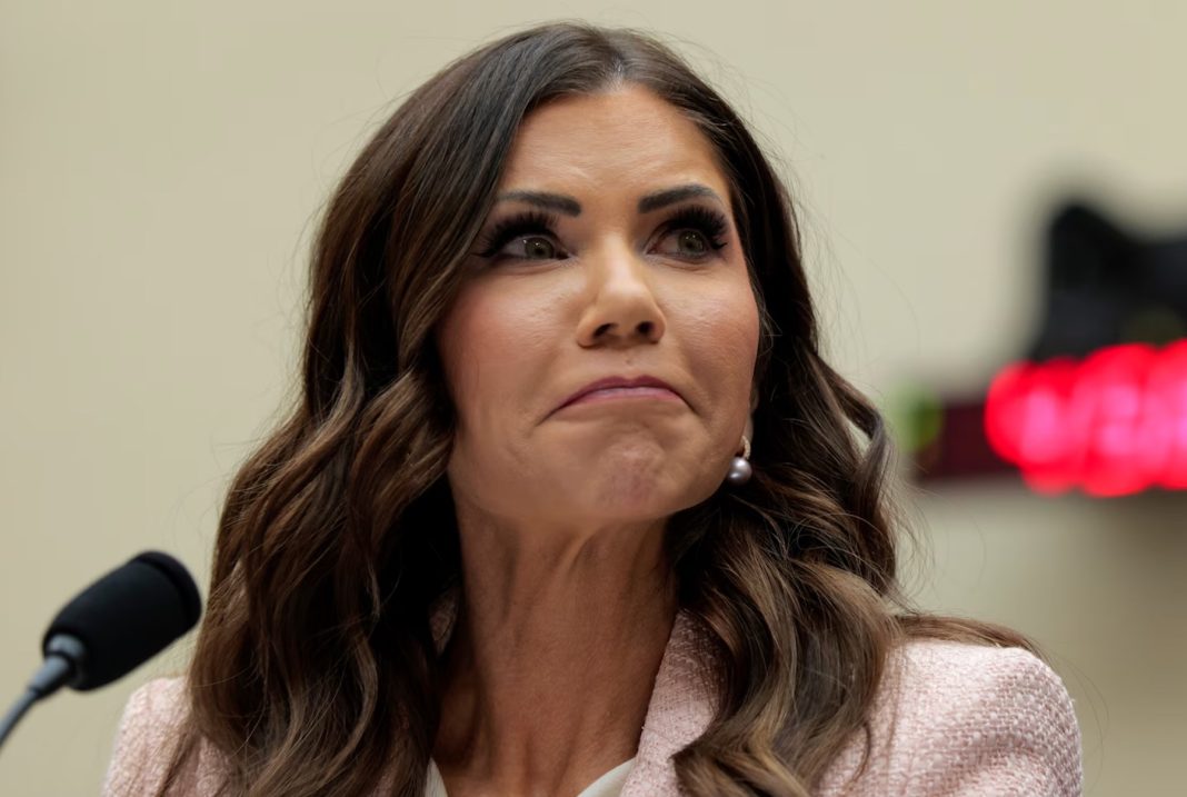 Homeland Security Secretary Kristi Noem