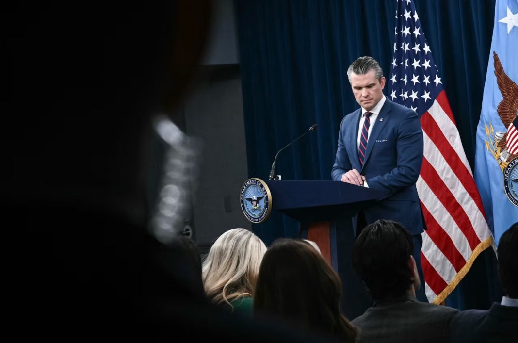 US Defense Secretary Pete Hegseth
